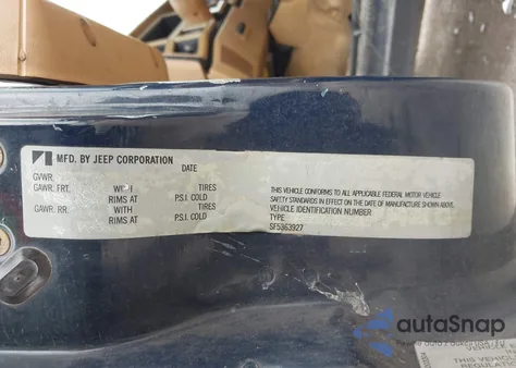 1987 Jeep Wagoneer Limited from USA, damaged, VIN 1JCMT7543HT151372